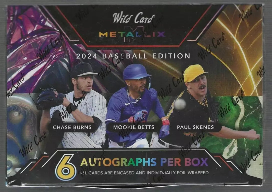Wild Card Metallix 2024 Baseball Card Box for the ultimate card metallix baseball collection