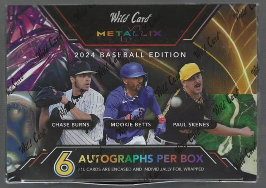 Wild Card Metallix 2024 Baseball Card Box for the ultimate card metallix baseball collection
