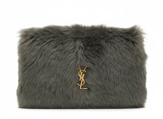 Saint Laurent Jamie Medium Shearling Shoulder Bag