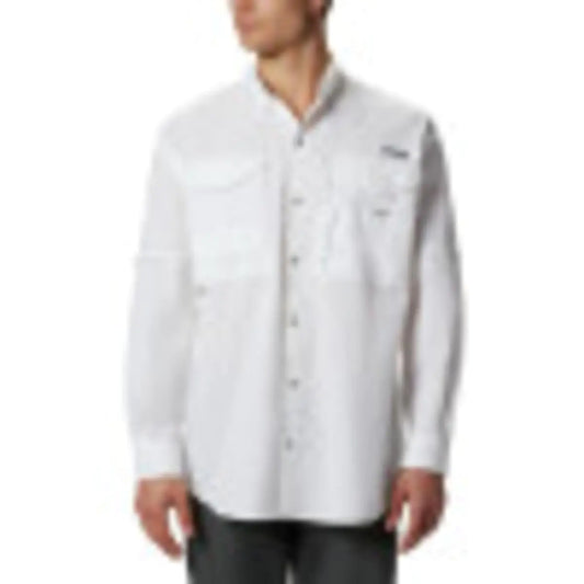 Columbia Mens Bonehead Long Sleeve Shirt BigWhite2X