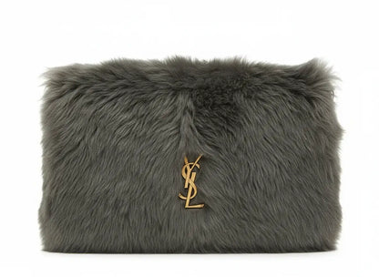 Saint Laurent Jamie Medium Shearling Shoulder Bag - Handbags