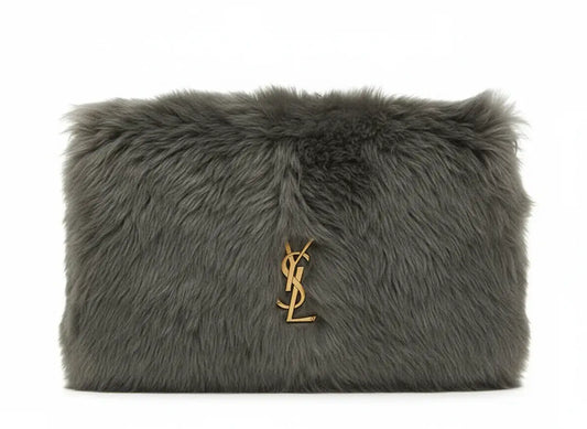 Saint Laurent Jamie Medium Shearling Shoulder Bag - Handbags