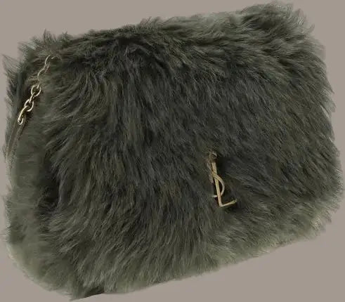 Saint Laurent Jamie Medium Shearling Shoulder Bag - Handbags