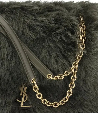 Saint Laurent Jamie Medium Shearling Shoulder Bag - Handbags