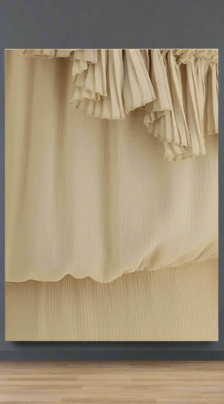 Saint Laurent silk dress with cream textured fabric and ruffled details
