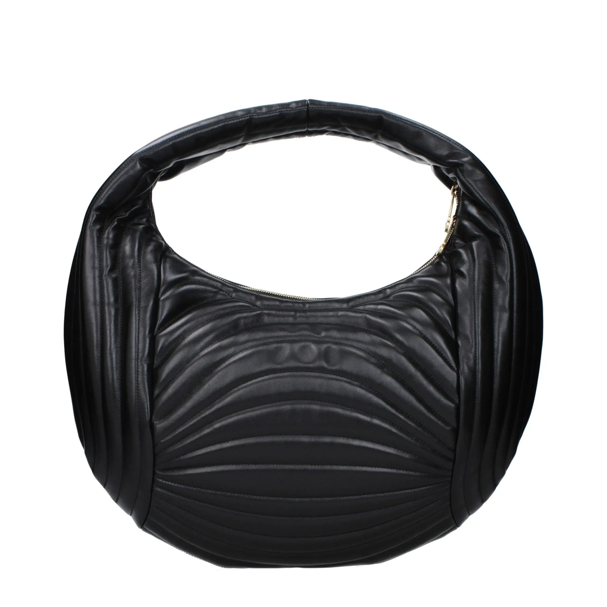 Salvatore Ferragamo Black Leather Handbag - Handbag