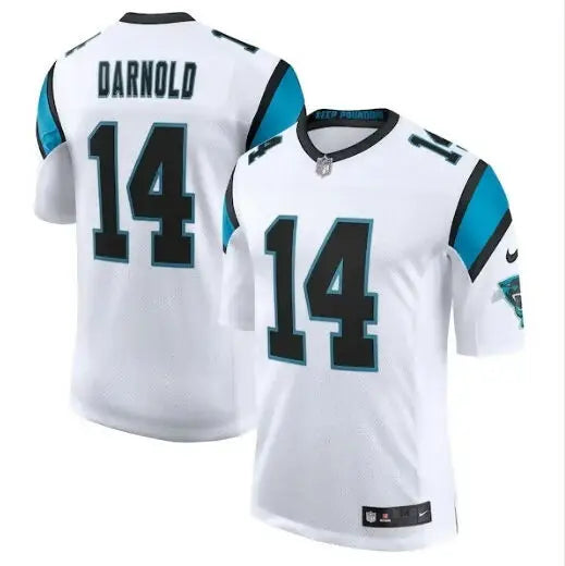 White Sam Darnold Carolina Panthers Nike Vapor Limited Jersey for fans and collectors