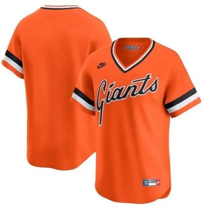 Orange Giants baseball jersey from San Francisco Giants Nike Cooperstown Collection