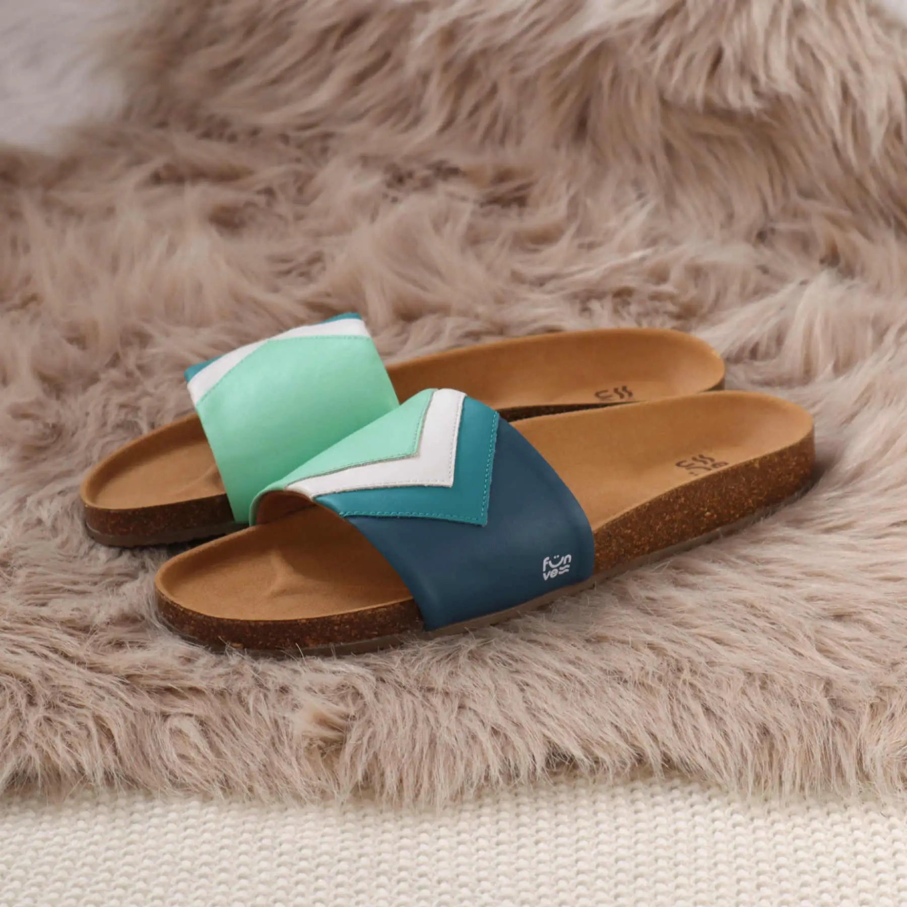 Sandel’s Cucumber Vegan Sandals Soft Strap Women Mint - Sandel’s