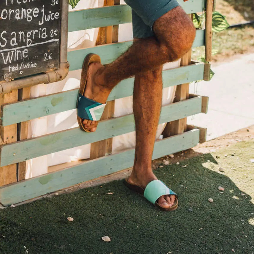 Sandel’s Cucumber Vegan Sandals Soft Strap Women Mint - 39 - Sandel’s