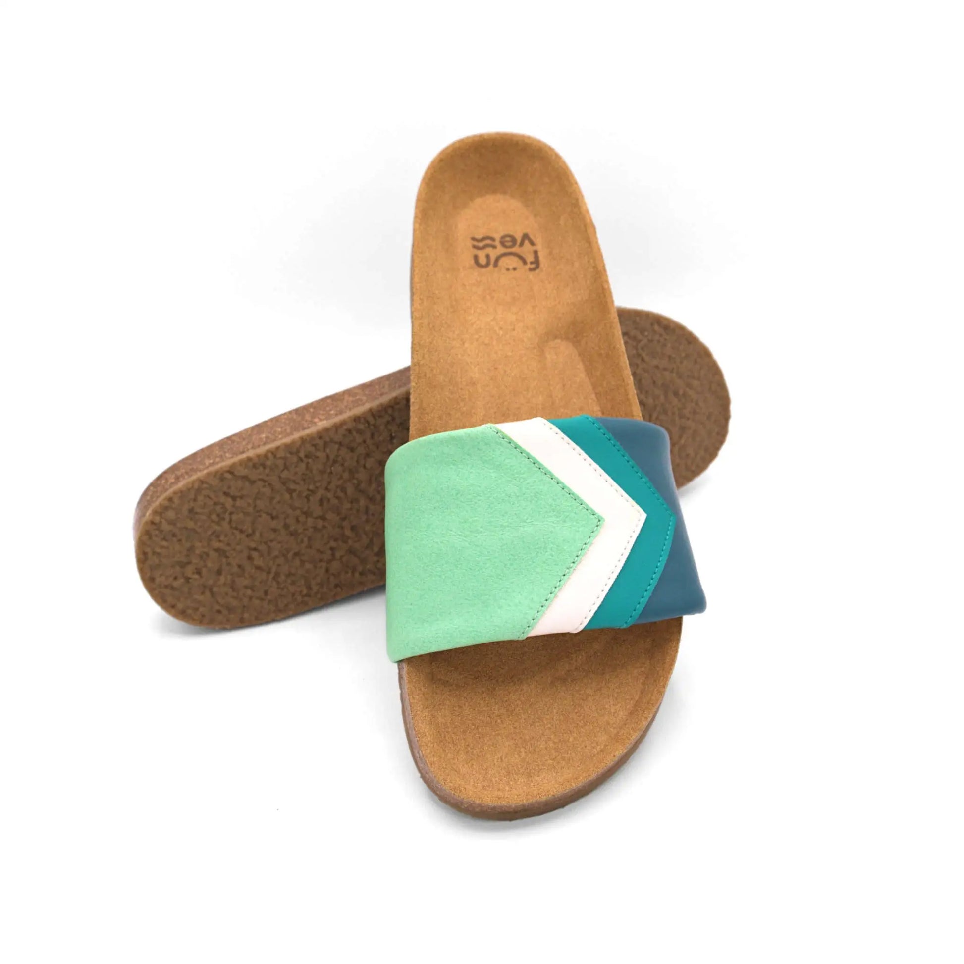 Sandel’s Cucumber Vegan Sandals Soft Strap Women Mint - 41 - Sandel’s