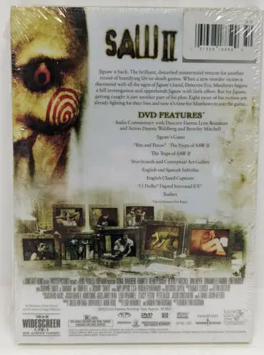 Saw II DVD in Widescreen Edition by Complete Lions Gate Entertainment for avid collectors