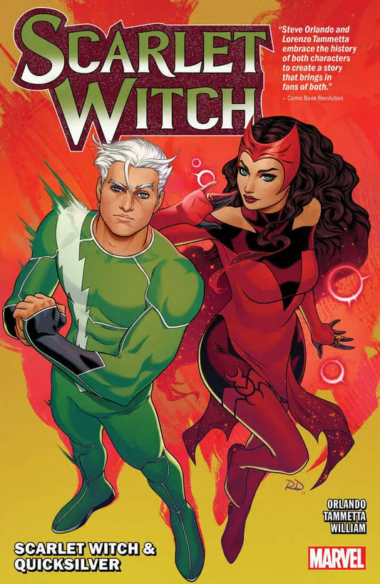 Scarlet Witch and Quicksilver comic book cover from Orlando TPB Volume 03