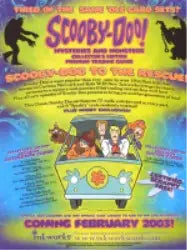 Scooby-Doo Mysteries movie poster with characters in the Mystery Machine van