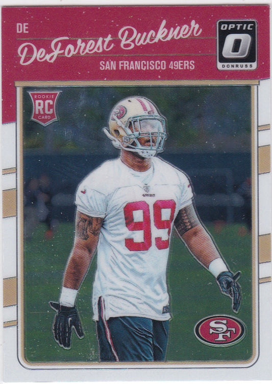 2016 Panini Donruss Optic #112 Deforest Buckner San Francisco 49ers