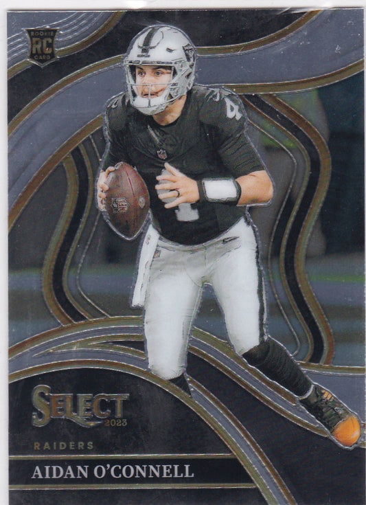 2023 Panini Select #298 Aidan O'Connell Club Level RC Oakland Raiders