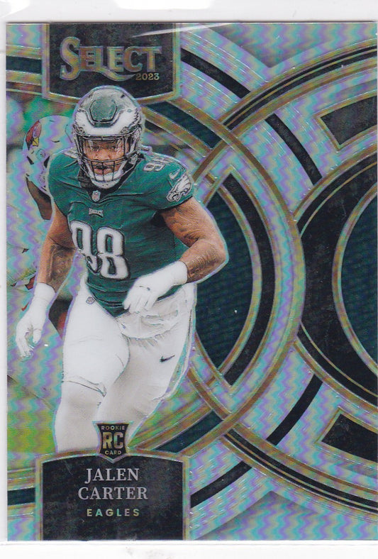 2023 Panini Select #171 Jalen Carter Premier RC Philadelphia Eagles