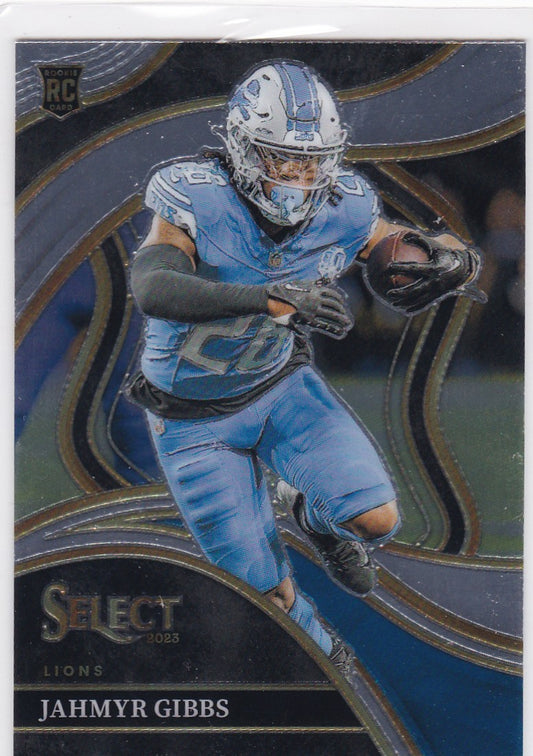2023 Panini Select #266 Jahmyr Gibbs Club Level RC Detroit Lions