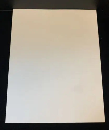 Blank, rectangular off-white paper from Sean Berry Autographed Houston Astros JSA COA