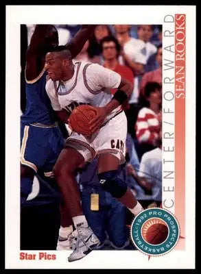 Sean Rooks basketball card from Star Pics 1992 Arizona Wildcats collection