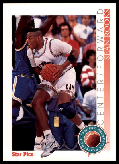 Sean Rooks basketball card from Star Pics series, 1992 Arizona Wildcats collectible