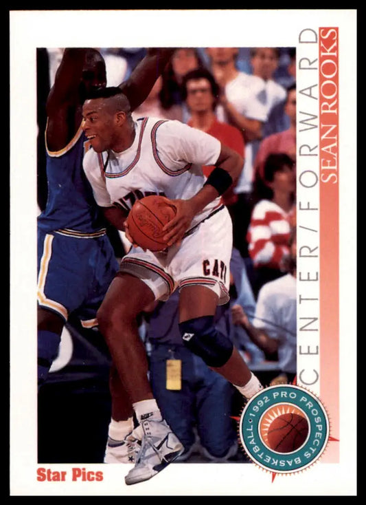 Sean Rooks basketball card from Star Pics series, 1992 Arizona Wildcats collectible