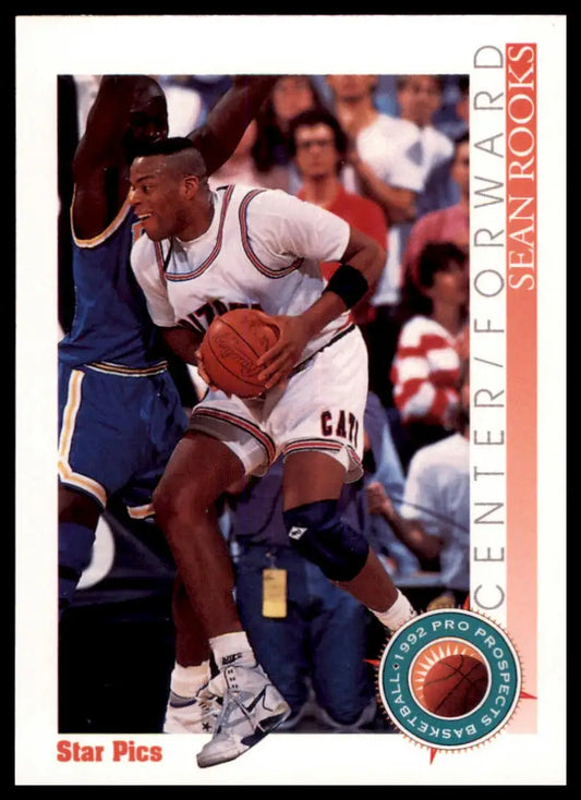 Sean Rooks 1992 Star Pics basketball card from the Arizona Wildcats collection