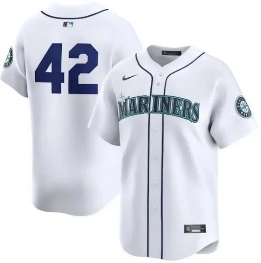 White Seattle Mariners Nike 2024 Jackie Robinson Day Home Limited Baseball Jersey