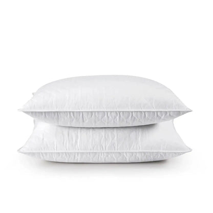 Set of 2 Machine Washable Down Feather Blend Pillow in Standard/Queen size - Pillows