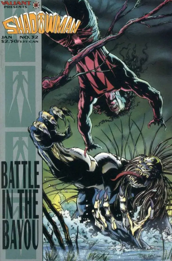 Comic book cover of Shadowman #32 (1995 FN/FN), ideal for trading cards collectors
