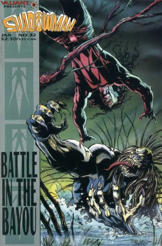 Comic book cover of Shadowman #32 (1995 FN/FN), ideal for trading cards collectors