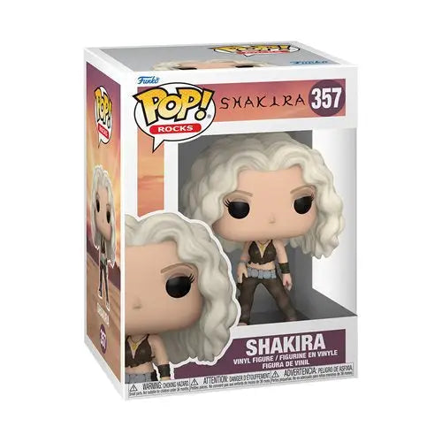 Shakira Wherever/Whenever Funko Pop vinyl figure #357 in black outfit and blonde hair