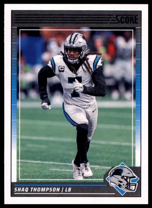 Shaquille Thompson football trading card from Shaq Thompson 2024 Score #43 Carolina Panthers