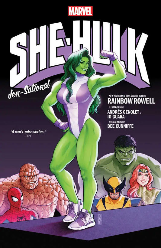 She-Hulk comic book cover featuring Jennifer Walters from Rainbow Rowell Volume 4