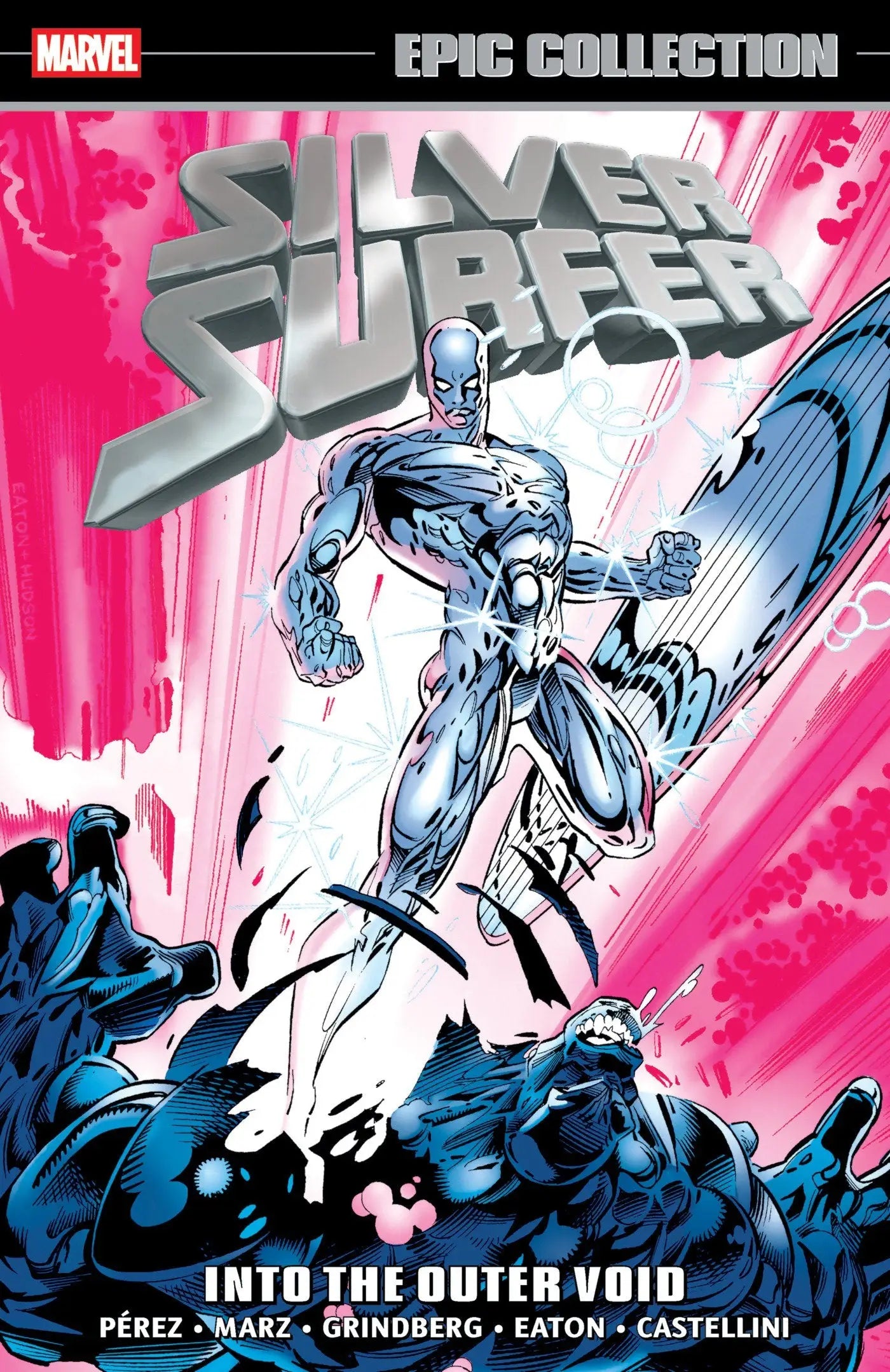 Silver Surfer comic book cover from Silver Surfer Epic Collection Into The Outer Void