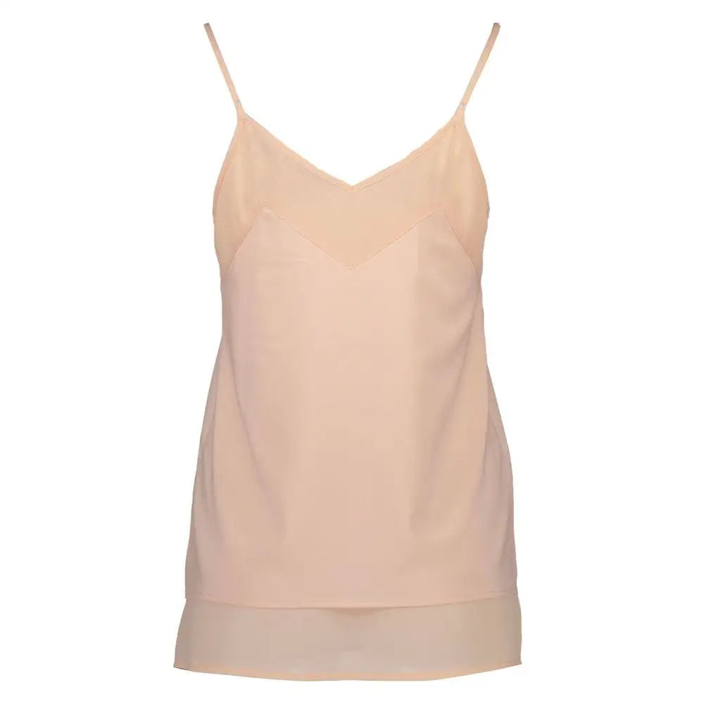 Silvian Heach Pink Polyester Women Tank Top - 2XS