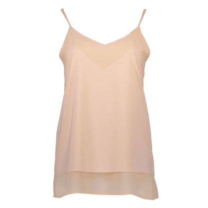 Silvian Heach Pink Polyester Women Tank Top - 2XS