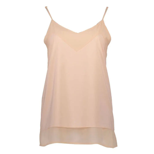Silvian Heach Pink Polyester Women Tank Top - 2XS