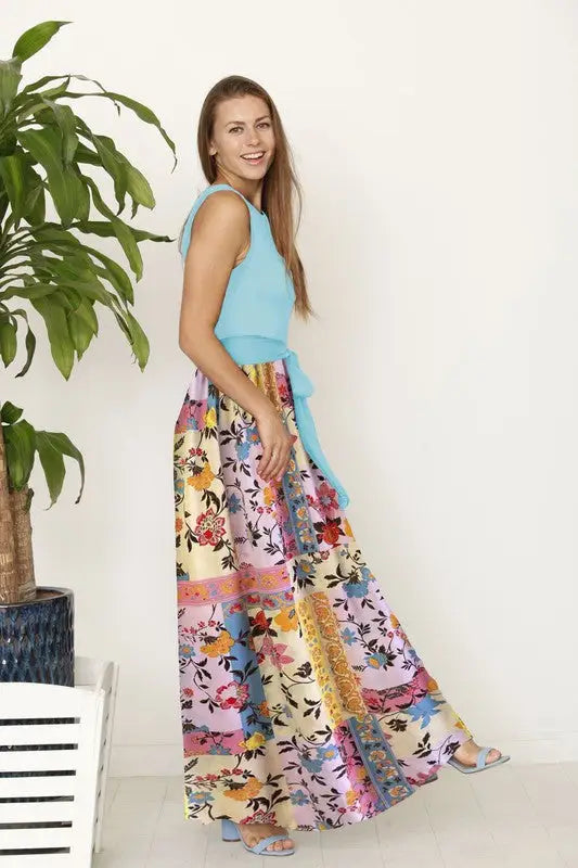 Sizes 2XL & 3XL ONLY Sleeveless Handkerchief Woven Maxi Day Dress USA ?? - Day dress