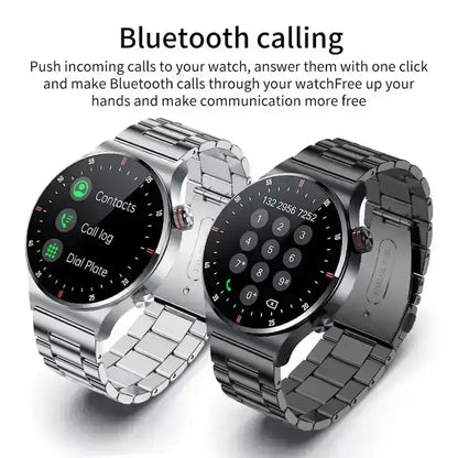 Bluetooth smartwatches BW0382 with metal bands, calling features for sports fitness