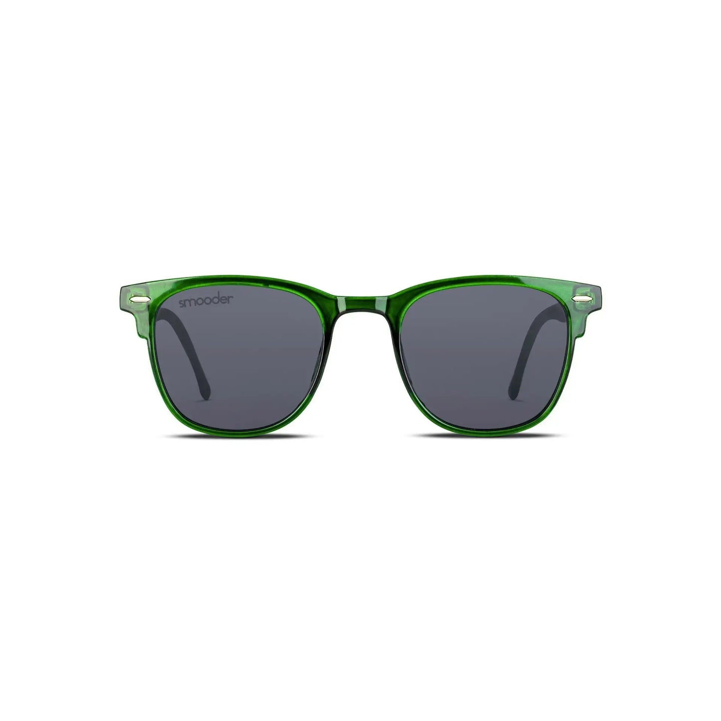 Green-framed Smooder Sunglasses with dark lenses for Unisex style Superior Green Sonora_X023