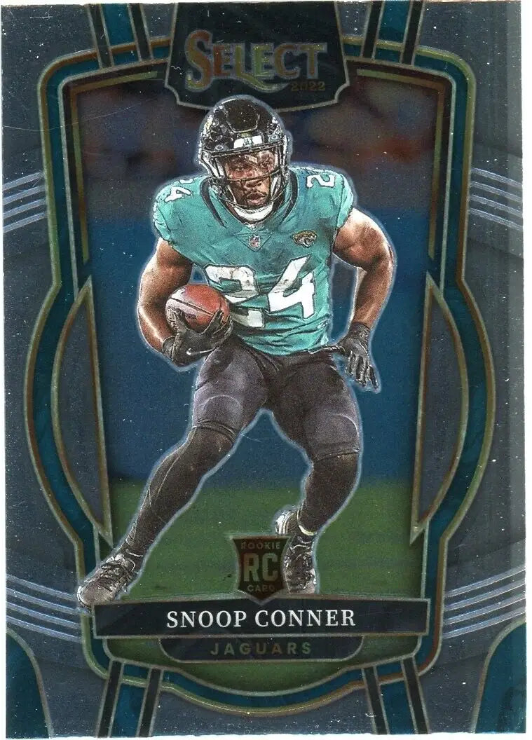 Snoop Conner Rookie 2022 Panini Select Club football card Jacksonville Jaguars