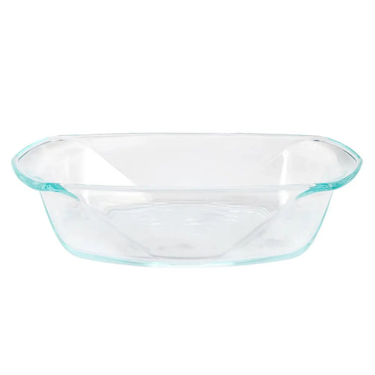 Soho Lounge Carnegie Hill 12.6 inch x 8.3 Inch x 2.8 Inch Tempered Glass Lasagna Pan with Built-in - Bakeware