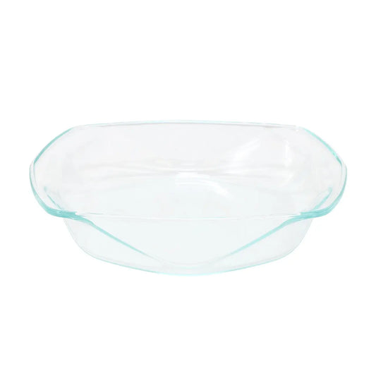 Soho Lounge Carnegie Hill 12 inch x 10 Inch x 2.6 Inch Tempered Glass Roaster Pan with Built-in Han - Roaster Pan