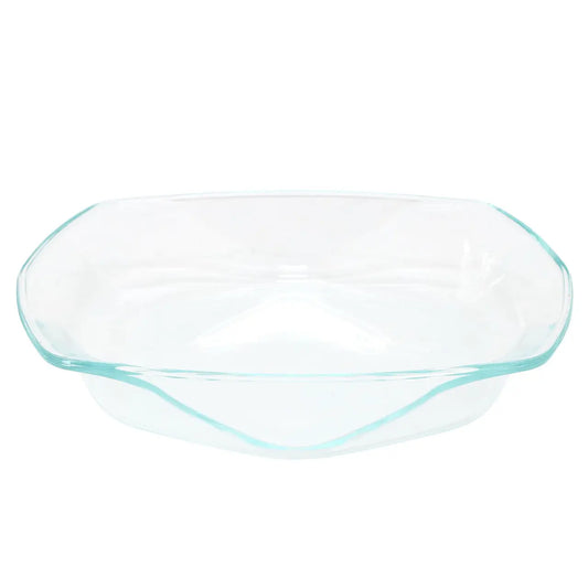 Soho Lounge Carnegie Hill 14 inch x 12 Inch x 2.8 Inch Tempered Glass Baking Pan with Built-in Hand - Bakeware