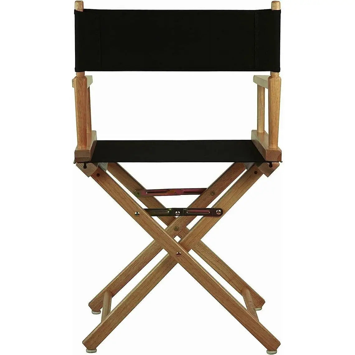 Solid Wood Frame Indoor/Outdoor Patio Dining Directors Chair with Black Seat - Patio Chairs