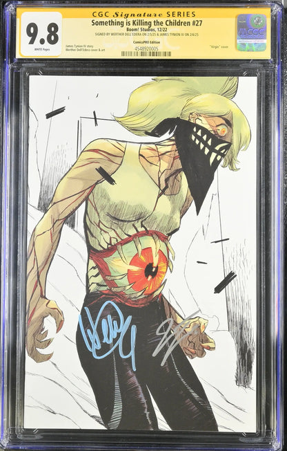 SOMETHING IS KILLING CHILDREN #27 ComicsPro CGC 9.8 Signed Dell’Edera Tynion - Back Issues