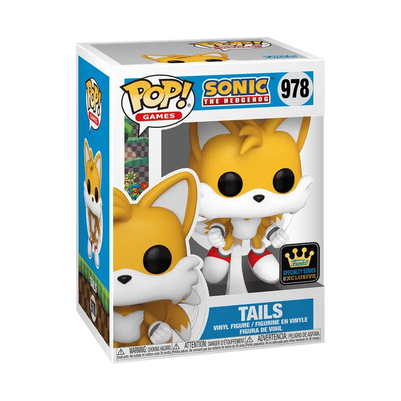 Tails Funko Pop Vinyl Figure #978 in box from Sonic the Hedgehog Specialty Series