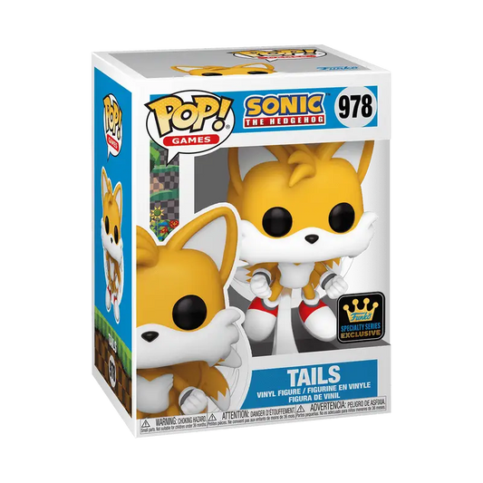 Tails Funko Pop Vinyl Figure #978 in box from Sonic the Hedgehog Specialty Series