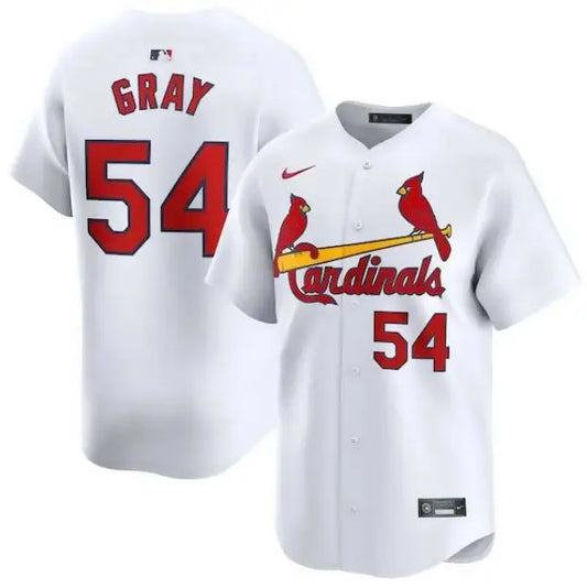 White St. Louis Cardinals baseball jersey from Sonny Gray Nike Home Limited Player Jersey